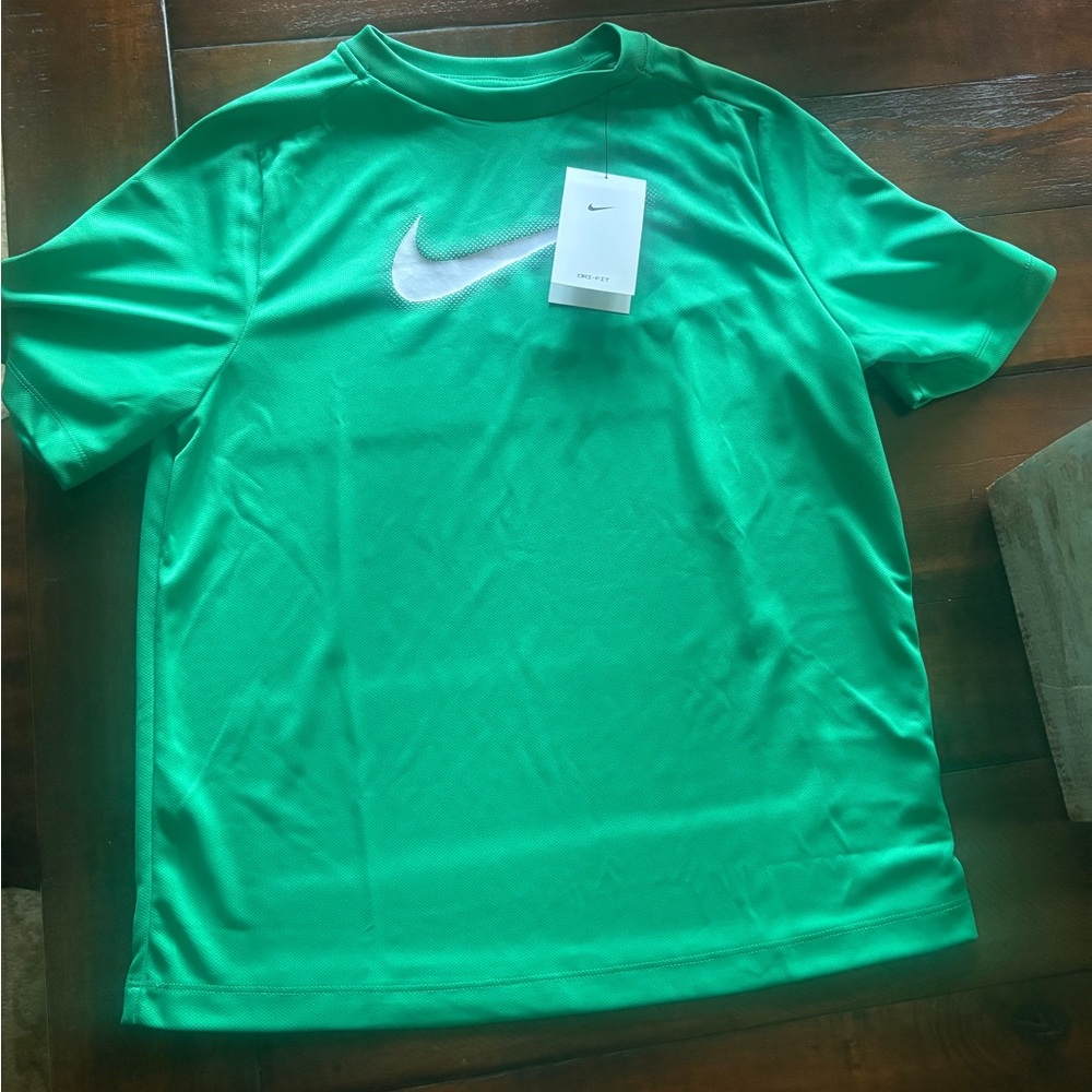 Nike Kids Green Short Sleeve Tee